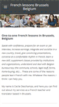 Mobile Screenshot of frenchlessons.be